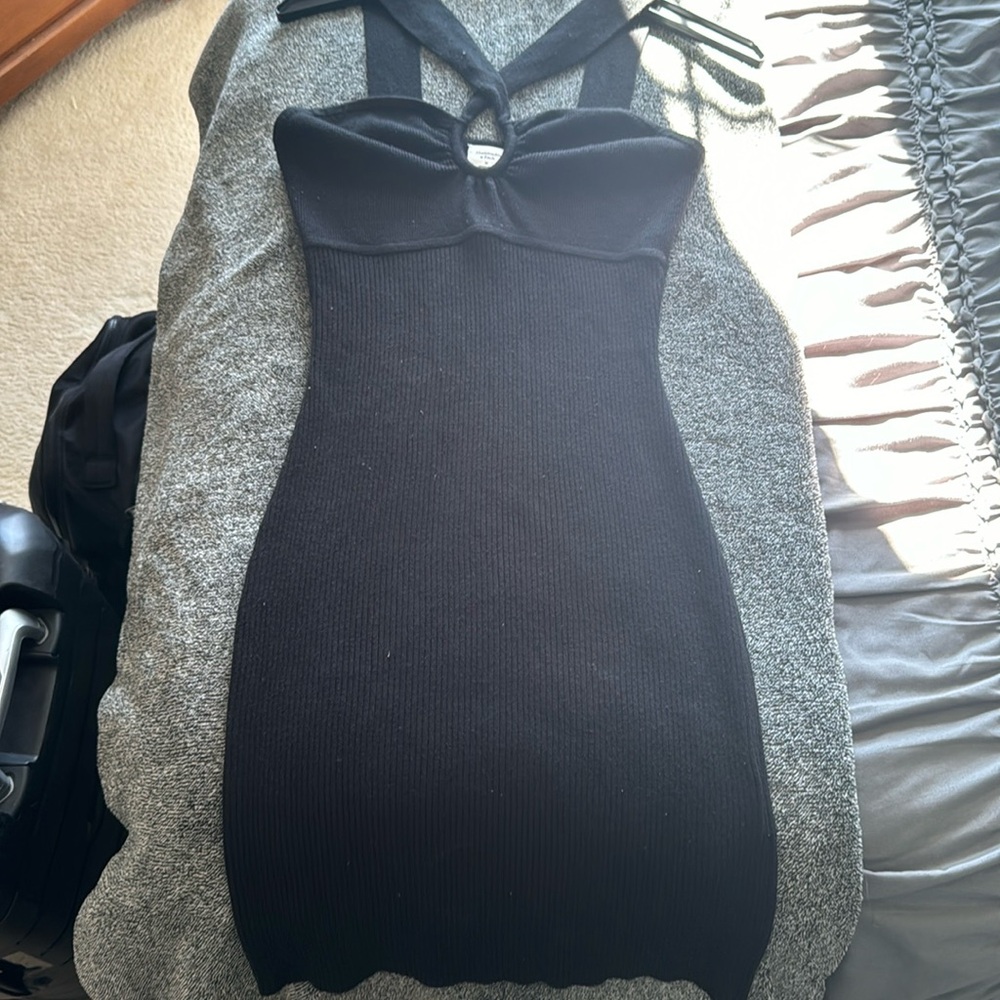 Black knitted Abercrombie dress
